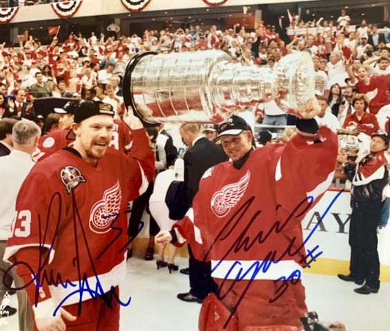 Kris Draper 1998 Stanley Cup Champions Chris Osgood