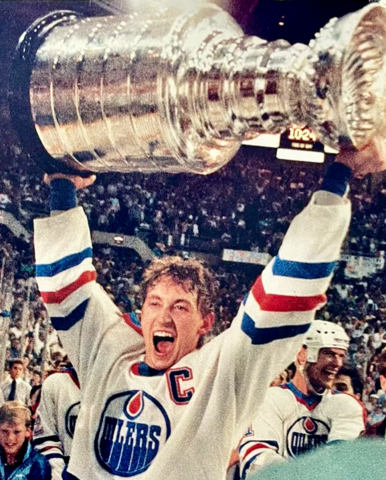 Wayne Gretzky 1985 Stanley Cup Champion