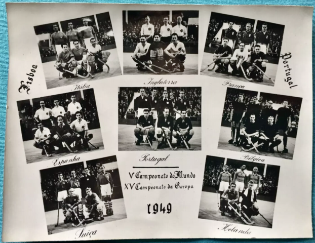 1949 Roller Hockey World Cup in Lisbon, Portugal