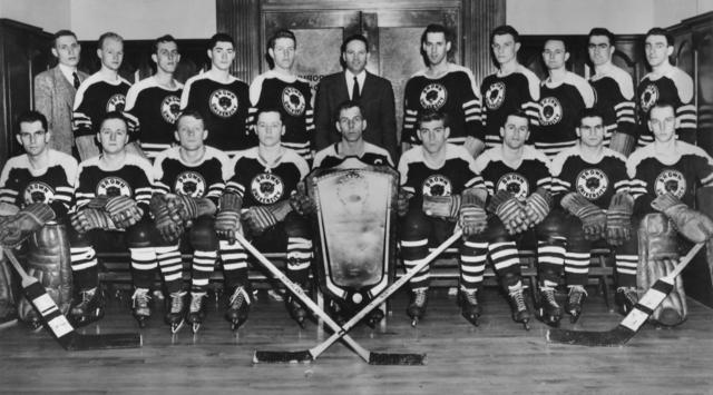 Brown University Bears Hockey Team 1951 NCAA Div. 1 Ice Hockey