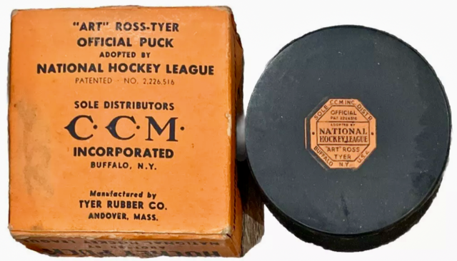 Vintage Hockey Puck - Art Ross-Tyer Puck - Vintage CCM Puck - NHL Pucks
