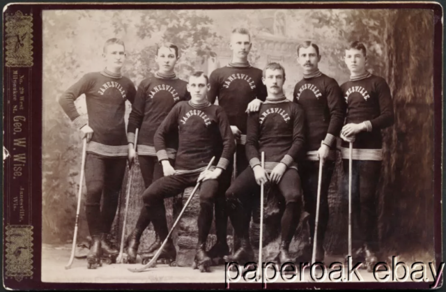 Janesville Roller Polo Team 1880s