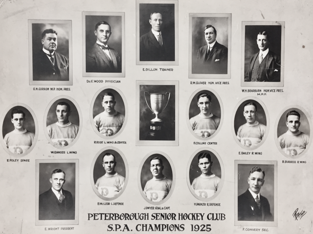 Peterborough Seniors 1925 Sportsmen's Patriotic Association Tournament Champions