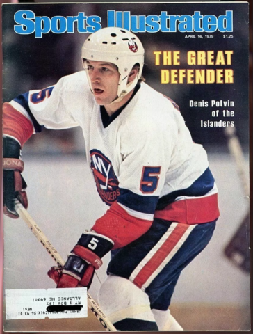 Denis Potvin Sports Illustrated Cover - April 16, 1979