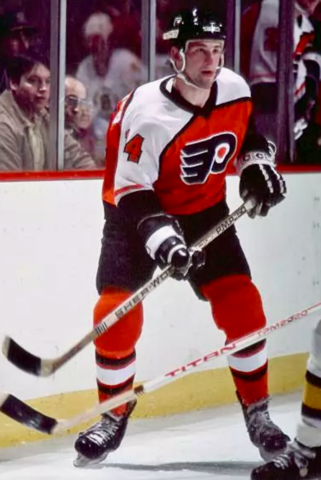 Ron Sutter 1986 Philadelphia Flyers