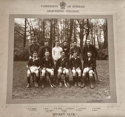 University of Durham 1923 Armstrong College Hockey Team