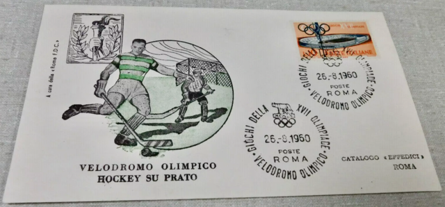 1960 Summer Olympics Field Hockey First Day Cover - Games of the XVII Olympiad