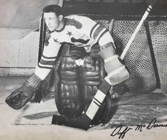 Ray "Duff" McDermid 1949 Cleveland Barons