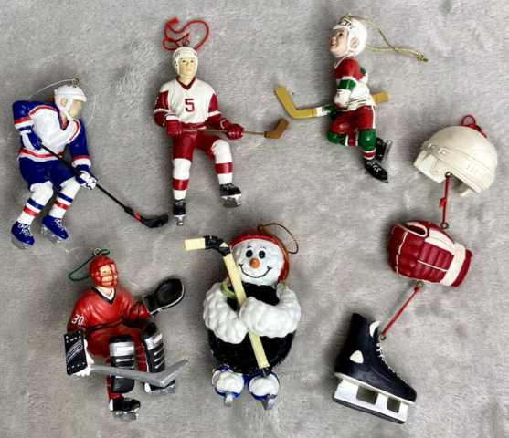 Vintage Hockey Christmas Ornaments - Kurt S. Adler Hockey Ornament