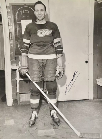 Al Motter 1940 Detroit Red Wings