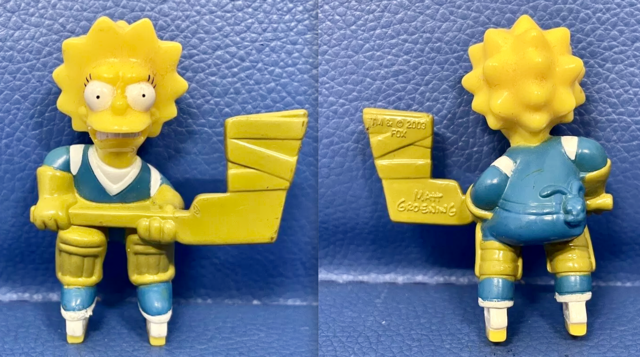 Lisa Simpson Hockey Goalie Figurine 2003 The Simpsons Hockey - Lisa on Ice