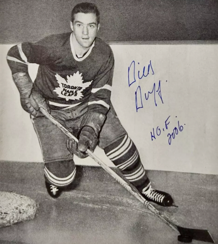 Dick Duff 1962 Toronto Maple Leafs