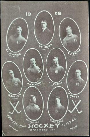 Brantford Braves / Brantford Indians / Brantford Professionals 1909