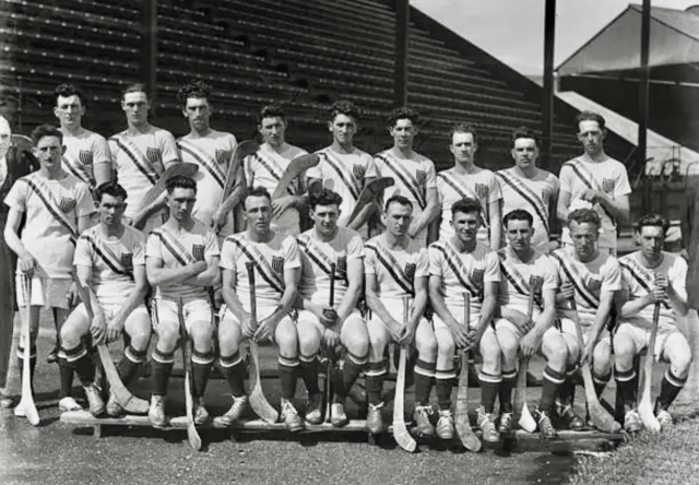 USA Hurling Team 1928 Tailteann Games - Croke Park Hurling History