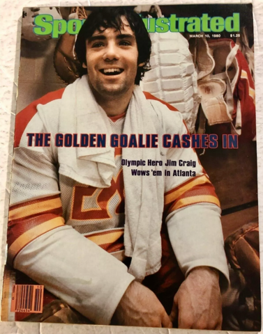 Jim Craig Sports Illustrated Cover - March 10, 1980