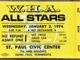 Vintage Hockey Ticket 1973-74 WHA All-Star Game Ticket