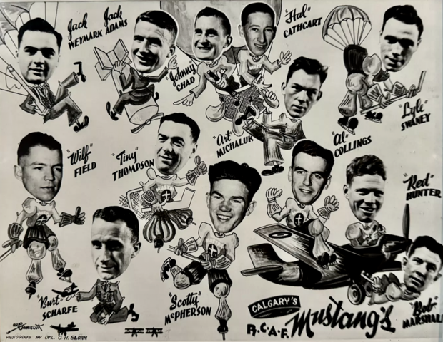 Calgary R.C.A.F. Mustangs 1944-45