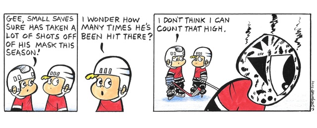 Jacques Plante Day Tribute Cartoon