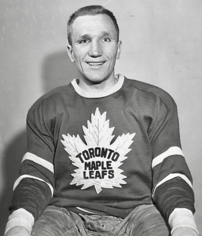 Paul Masnick 1957 Toronto Maple Leafs