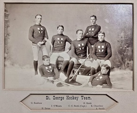 St. George Hockey Team 1903 Quebec Junior Hockey League