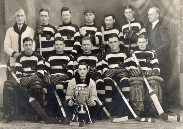 Bathurst Papermakers 1927 Northern New Brunswick Senior Hockey League Champions