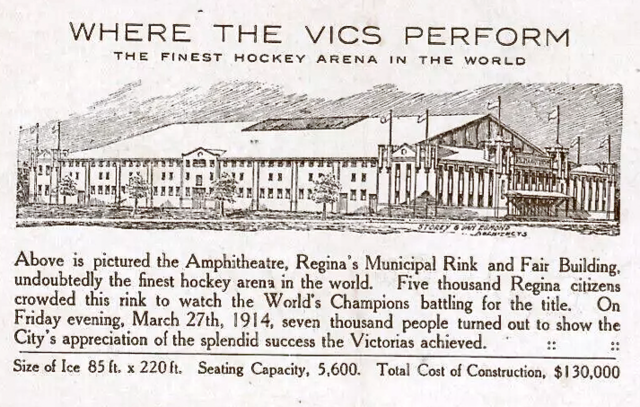 Regina Amphitheatre 1914 Regina's Municipal Rink and Fair Building