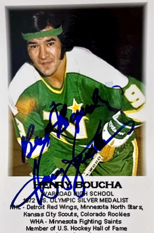 Henry Boucha 1975 Minnesota North Stars