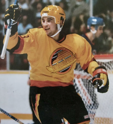 Dan Hodgson 1986 Vancouver Canucks