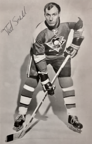 Ted Snell 1973 Pittsburgh Penguins