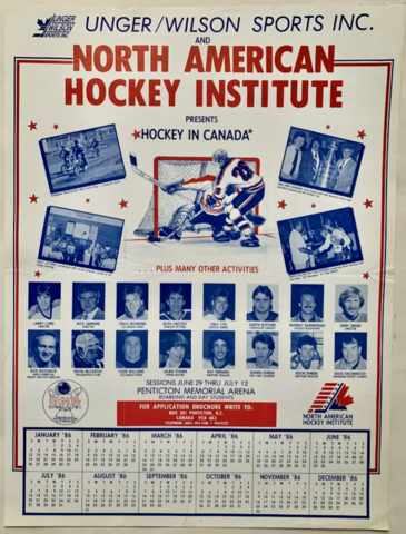 Hockey School History 1986 North American Hockey Institute