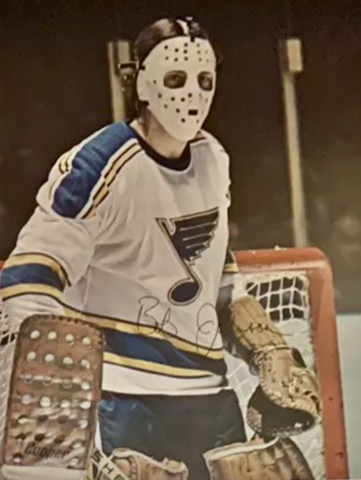Bob Johnson 1972 St. Louis Blues Goalie