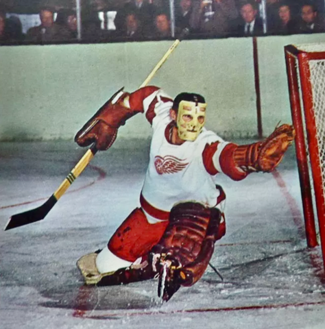 Terry Sawchuk 1963 Detroit Red Wings
