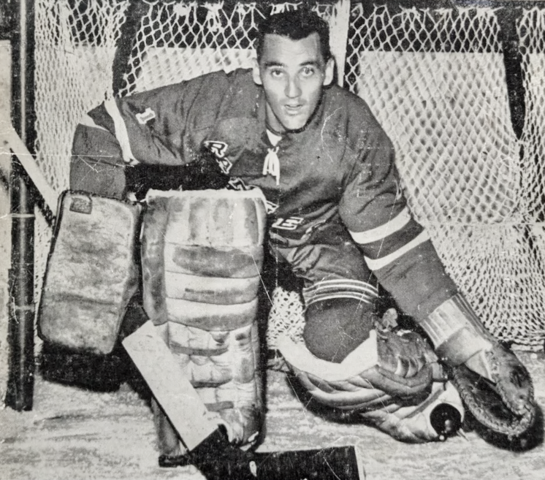 Jacques Plante 1963 New York Rangers