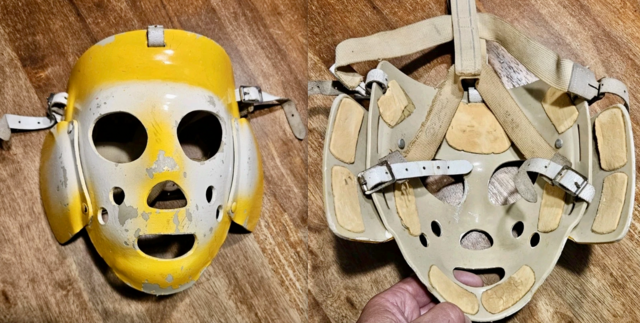 Vintage Goalie Mask 1970s D&R Daignault Rolland Hockey Mask