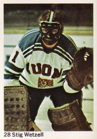 Stig Wetzell 1972 World Championships with Soumi / Finland