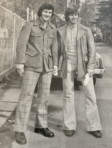 Hockey Fashions 1972 Gilbert Perreault and Rick Martin