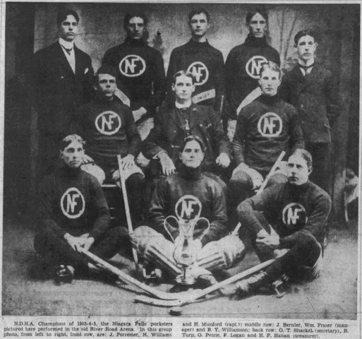 Niagara Falls Hockey Club, circa 1903