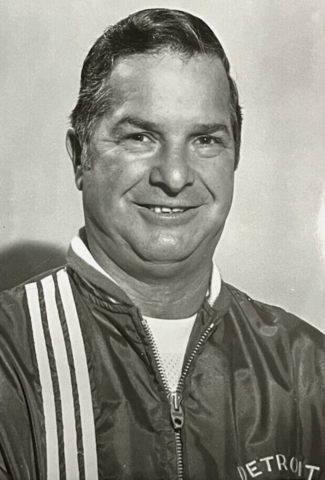 Ross "Lefty" Wilson 1974 Detroit Red Wings Trainer