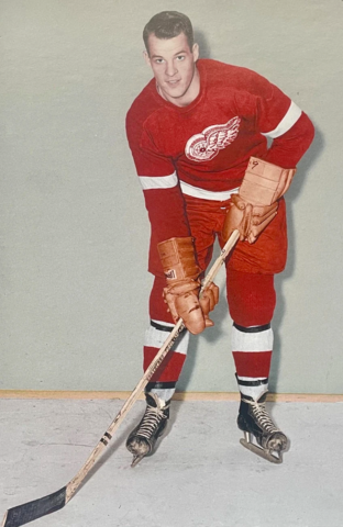 Gordie Howe - The image used for the 1951 Parkhurst Gordie Howe Rookie Card
