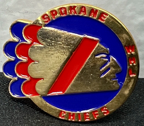 Spokane Chiefs Lapel Pin 1980s