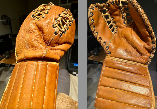 Vintage Goalie Glove 1960s Mastercraft Goalie Glove