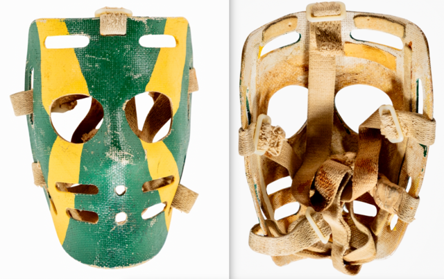 Lefty Wilson Goalie Mask 1970s