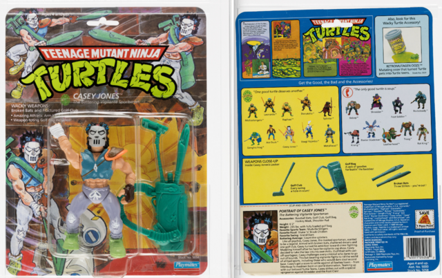 Teenage Mutant Ninja Turtles Casey Jones Action Figure 1989