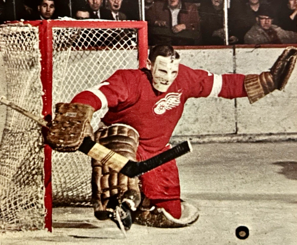 Terry Sawchuk 1966 Detroit Red Wings 