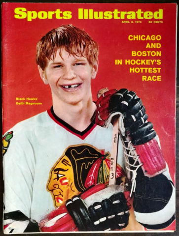 Keith Magnuson Sports Illustrated Cover - April 6, 1970