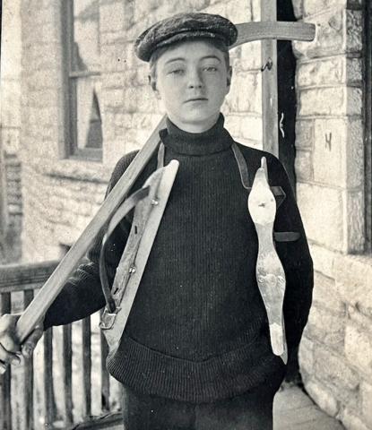 Antique Ice Polo Player 1880s Antique Skates