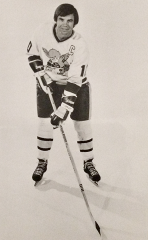 Ted Hampson 1972 Minnesota Fighting Saints Captain