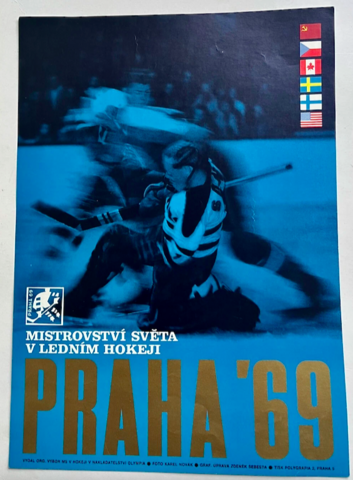 1969 Ice Hockey World Championships Poster