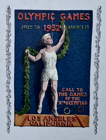 Los Angeles Summer Olympics 1932 Games of the X Olympiad