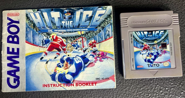 Nintendo Game Boy Hit The Ice Hockey Video Game 1992